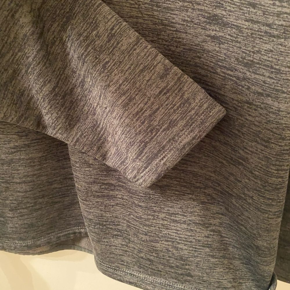 🔥The North Face Quarter Zip Pullover Men’s L Gray Fleece Lightweight - Picture 4 of 8
